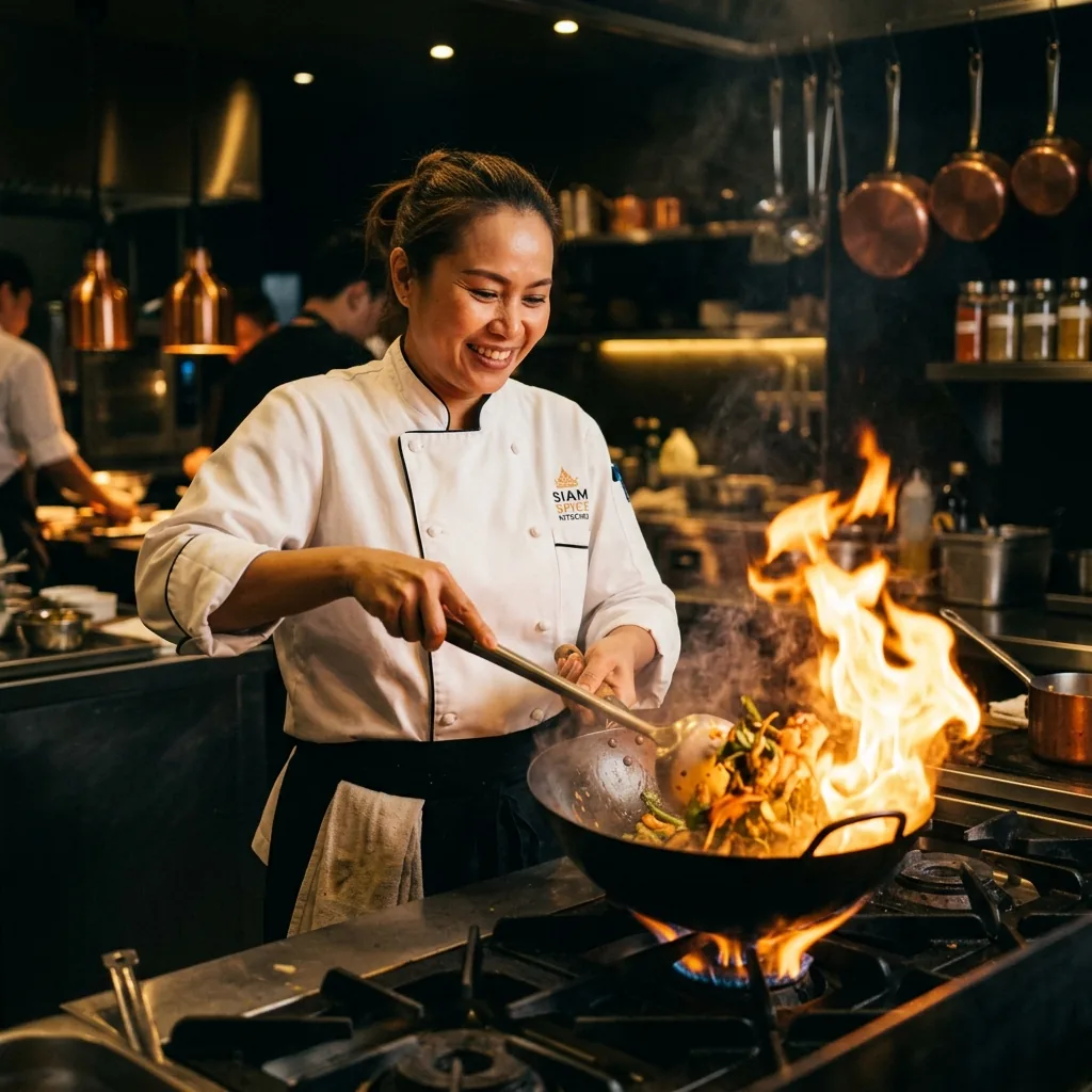 Thai flavours, friendly service